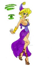big_breasts bimbo blonde_hair curvy curvy_figure female female_only feminine helen_of_troy helen_of_troy_(hercules) hercules_(disney) purple_clothing slut wide_hips yellow_hair