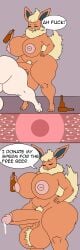 alcohol ava_(chudnari) balls beer big_ass big_balls big_breasts big_penis breasts chudnari comic curvy curvy_figure eeveelution english_text erection eyes_closed female flareon futa_on_female futanari generation_1_pokemon genitals hand_on_breast hand_on_hip hi_res huge_balls huge_breasts impregnation intersex naked nintendo nipples penis pokemon pokemon_(species) pubic_hair solo standing tail text thick_thighs voluptuous wide_hips
