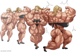 abs biceps blonde_hair breasts female gao-lukchup hair long_hair metroid muscles muscular muscular_arms muscular_female muscular_legs muscular_thighs nintendo pecs samus_aran