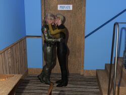 3d battlestar_galactica crossover lesbian natasha_yar science_fiction star_trek_the_next_generation starbuck