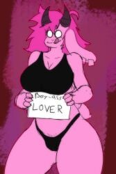 anthro big_breasts breasts female kuroinsolitude thick_thighs