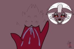 2026 2girls 4_fingers blind_peacock_draws blind_peacock_draws_(artist) clit clit_peek clitoris clitoris_peek close_up_panel close_up_view felicia_(blindpeacockdraws) fingering fingering_pussy fingers fingers_in_pussy fur furry furry_female hairy_pussy hazbin_hotel hazbin_hotel_oc hellaverse helluva_boss helluva_boss_oc leaking leaking_pussy orgasm orgasm_face original original_art original_artwork original_characters oro_(blindpeacockdraws) pussy pussy_lips pussy_peek red_eyes smile smiling squirt squirting tagme trend watermark