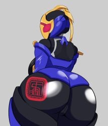 armor armored_female artist_request ass ass_focus big_ass bodysuit helmet heroine kamen_rider kamen_rider_jeanne kamen_rider_revice_(series) pussy red_eyes sakura_igarashi stamp tagme tagme_(artist) tattoo tokusatsu