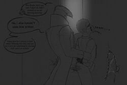 anal covering_another's_mouth covering_mouth crying crying_with_eyes_open danganronpa danganronpa:_trigger_happy_havoc dialog_balloon dialogue dialogue_box dialogue_bubble from_behind gagged gay gay_sex handgag handgagged heart_eyes hidden_sex humiliation ishimaru_kiyotaka ishimondo kiyotaka_ishimaru lights_off makoto_naegi male male/male male_only mondo_oowada muscular_male naegi_makoto notsafewolffa oowada_mondo pompadour prostate_stimulation rope swearing tears tied_arms tied_up x-ray yaoi