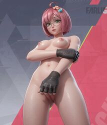 ai_generated close-up farlight_84 momoi_farlight_84 naked nude sexy vagina wet_skin