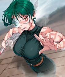 breasts clothed_female dilan_griz maki_zenin muscular_female tomboy