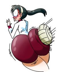 1girls ass ass_focus ass_smack big_ass big_butt black_eyes black_hair blush blush_lines blushing bottom_heavy bubble_ass bubble_butt curvaceous curvy curvy_female curvy_figure dumptruck_ass dumptruck_butt fat_ass female female_focus female_only hairband hi_res high_resolution highres huge_ass huge_butt large_ass light-skinned_female light_skin long_hair mature mature_female milf ponytail shocked shorts simple_background solo solo_female solo_focus sports_uniform sportswear spy_x_family surprised surprised_expression tagme themarart thick_ass thick_thighs thighs tremble_lines tremble_spikes trembling volleyball voluptuous voluptuous_female white_background yor_briar yor_forger