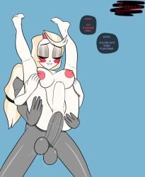1boy 1girl anon breasts charlie_morningstar_(hazbin_hotel) cock dialogue hazbin_hotel hazbin_hotel_(season_2) penetration pussy redquill07 stomach_bulge vivienne_medrano vivziepop