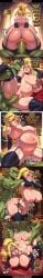 ahegao ai_generated big_ass black_gloves blonde_hair blue_eyes comic creampie cum cum_inflation cum_inside deep_penetration doggy_style dripping_cum earrings english_text garter_straps giant_breasts grab green_penis green_skin huge_breasts huge_penis large_areolae missionary monster multiple_panels naked ninja_gaiden open_mouth orc penetration ponytail rachel_(ninja_gaiden) rampa69 rolling_eyes sex speech_bubble stomach_bulge sweating thick_thighs thighhighs tiara tongue_out vaginal_sex