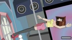 animated anzu_mazaki asshole bare_ass dancing embarrassed embarrassed_expression embarrassed_female embarrassed_nude_female partially_clothed pedroillusions pussy scene_interpretation scene_reference tagme tea_gardner video wardrobe_malfunction yu-gi-oh!