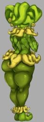 1girls anthro anthrofied ass ass_focus big_breasts boom_balloon_flower breasts female flora_fauna jester plant plant_girl plant_humanoid plantie plants_vs._zombies plants_vs_zombies pokuryu popcap_games