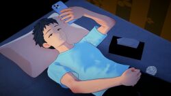 animated bikini bouncing_breasts chatting cheating cheating_girlfriend cowgirl_position cuckolding gojou_wakana kitagawa_marin koikatsu koikatsu_(medium) lying_on_bed masturbation mp4 on_phone ponytail roku_(artist) sex_on_bed sono_bisque_doll_wa_koi_wo_suru tagme video