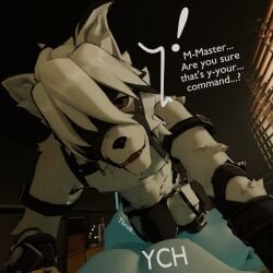 1:1 3d_(artwork) 3d_background anthro anthro_pred bed bedroom blender_(artwork) bulge canid canine canis clothed clothing curtains dark_room detailed_background dialogue digital_media_(artwork) duo english_text exclamation_point eye_patch eyewear fangs fingerless_gloves first_person_view furniture gloves hair handwear harness hi_res imminent_vore jockstrap looking_at_viewer looking_down looking_down_at_viewer low-angle_view lying lying_on_bed male male_anthro male_on_top male_pred malunisisos mammal mihoyo mixed_media muscular muscular_anthro muscular_male on_back on_bed on_top open_mouth prey_pov sharp_teeth short_hair surprised talking_to_viewer teeth text thiren throb throbbing throbbing_bulge topless topless_anthro topless_male underwear von_lycaon willing_prey window wolf ych_(character) zenless_zone_zero