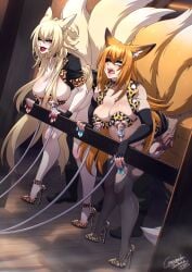 crescentia crescentia_fortuna deathblight fox_girl milking_machine
