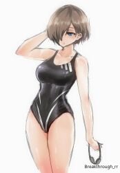 1girls 2d 2d_(artwork) 2d_artwork arm_behind_head background bare_armpits bare_arms bare_hands bare_legs bare_shoulders bare_skin bare_thighs belly belly_button bikini black_bikini black_one-piece_swimsuit black_swimsuit black_swimwear blank_background blue-eyed_female blue_eyes breakthrough_rr breasts brown-haired_female brown_hair collarbone curvaceous curvaceous_body curvaceous_female curvaceous_figure curvaceous_hips curvy curvy_body curvy_female curvy_figure curvy_hips digital digital_art digital_drawing digital_drawing_(artwork) digital_media digital_media_(artwork) drawing elbows exposed_armpits exposed_arms exposed_legs exposed_shoulders exposed_skin exposed_thighs female female_focus female_only fingers from_front front_view goggles goggles_removed groin hand_behind_head hourglass_figure inguinal_crease inguinal_ligament knees_out_of_frame lean_figure leg_out_of_frame legs_closed legs_out_of_frame legs_together light-brown_hair light_brown-haired_female light_brown_hair looking_at_viewer medium_breasts midriff monotone_background narrow_waist navel oc one-piece_swimsuit one_color_background original original_art original_artwork original_character original_female_character plain_background portrait posing posing_for_the_viewer posing_naked posing_nude short_hair shoulders slender_body slender_waist slim_female slim_waist solid_color_background solo standing swimsuit swimwear thighs thighs_together top_view upper_body white_background wide_hips