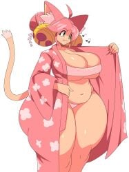 1girl 1girls ass_bigger_than_head big_ass big_boobs big_breasts big_butt big_hips big_thighs breasts breasts_bigger_than_head cat_ears cat_girl cat_tail catgirl chubby chubby_female deltarune fat fat_ass fat_butt fat_female glitchlord8391 hi_res hips hips_wider_than_shoulders huge_ass huge_breasts huge_butt huge_hips huge_thighs kimono mad_mew_mew mew_mew_(undertale) panties pink_(deltarune) pink_hair sexy sexy_female tagme thick thick_ass thick_butt thick_hips thick_legs thick_thighs thighhighs thighs undertale undertale_(series) voluptuous voluptuous_body voluptuous_female wide_hips wide_thighs