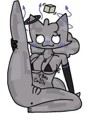 2026 anal anthro anthro_female anthrofied anus big_boobs big_breasts black_bra black_long_gloves black_topwear blue_blush blush bra breasts cat_girl catgirl chemistry curly_hair digital_art digital_drawing digital_drawing_(artwork) digital_media digital_media_(artwork) element_cattos eyeliner female female_anthro gray_body gray_hair gray_skin grey_body grey_pussy grey_skin grey_tail holding_leg_up leg_up long_gloves looking_at_viewer presenting pussy self_upload simple_background sitting smiling smiling_at_viewer tail tetraflux topwear white_eyes wide_hips wide_thighs ybco_(element_cattos) yttrium-barium-copper-oxide_(element_cattos)