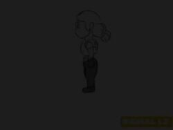 anal anal_sex animated big_ass big_breasts big_penis black_and_white brawl_stars cum cum_inside edgar_(brawl_stars) jessie_(brawl_stars) no_color tagme video