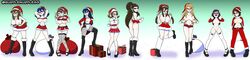 10girls bag big_breasts blonde_hair blue_hair boots breast_size_difference brown_hair burplenurpless christmas christmas_clothing christmas_outfit dawn_(pokemon) female female_only fishnets gloria_(pokemon) hat heel_boots high_heel_boots hilda_(pokemon) human kris_(pokemon) leaf_(pokemon) long_hair lyra_(pokemon) may_(pokemon) medium_breasts mouth_open multiple_girls nintendo nipples open_mouth pokemon pokemon_bw pokemon_bw2 pokemon_dppt pokemon_gsc pokemon_rgby pokemon_rse pokemon_sm pokemon_ss pokemon_xy ponytail rosa_(pokemon) santa_costume selene_(pokemon) serena_(pokemon) serena_(pokemon_games) short_hair simple_background skirt small_breasts thick_thighs thigh_boots thighhigh_boots thighhighs yuri