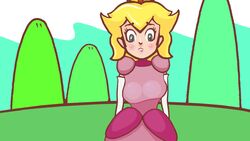 animated ass blowjob boobs catoblepas clothing dress fellatio licking_ass mario mario_(series) nintendo no_sound oral_sex panties princess_peach pussy super_mario_bros. tagme video