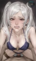 1boy 1girls ahe_gao ahegao_face ai_generated alexia_midgar anal anal_sex expressionless facial hard_sex kage_no_jitsuryokusha_ni_naritakute! penetration red_eyes santigod4k sex the_eminence_in_shadow white_hair