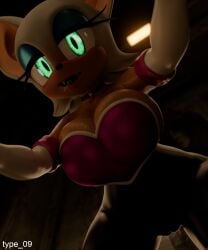 rouge the bat from sega by nottanj