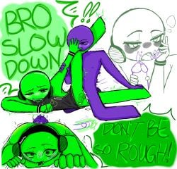 green (avm) from alan becker by shinshiohan