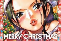 nico robin from christmas by grandgoonart