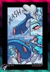 3_fingers 3_toes alolan_form alolan_ninetales animal_genitalia anus blue_body blush blush_lines border bubble canid canine caustics comic diving duo duskguard dustedpollen eyelashes feet female femboy feral fingers gay gay_male generation_7_pokemon genital_slit genitals heart_symbol hi_res homosexual homosexual_male imminent_sex looking_at_another male male_penetrated mammal markings multi_tail nintendo onomatopoeia partially_submerged penis pink_markings pink_nose pink_penis pokemon pokemon_(species) primarina quadruped regional_form_(pokemon) solo_male sound_effects splash tail tapering_penis text toes underwater vein veiny_penis vulva water watermark white_body white_markings