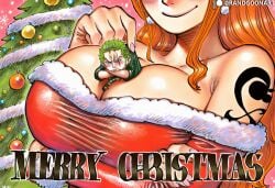 nami (one piece) from christmas by grandgoonart