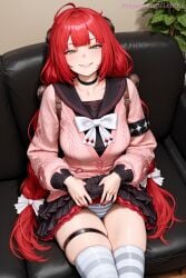 ukinami yuzuha from zenless zone zero by leorna
