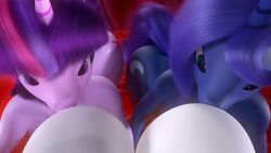 3d 3girls animated anthro big_breasts breast_sucking eqamrd female_only female_pov friendship_is_magic hasbro incest lesbian my_little_pony pov princess_celestia_(mlp) princess_luna_(mlp) sound tagme threesome twilight_sparkle_(mlp) video yuri