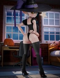 2025 3d 3d_(artwork) 3d_model 3d_render alternate_costume ass background bare_arms bed bed_sheet bedroom belly belly_button big_ass big_breasts big_butt big_thighs booty bottom_heavy bow bowtie bra bra_and_panties bubble_ass bubble_butt carpet chair cleavage clothed clothing curvy curvy_ass curvy_body curvy_female curvy_figure curvy_hips desk detailed_background ear_piercing earrings exposed exposed_ass eyebrows eyelashes eyeshadow fat_ass fat_butt female female_focus female_only fingers freckles freckles_on_ass freckles_on_breasts glistening glistening_body glistening_skin hand_on_ass hand_on_hip hands-free hi_res high_heel_boots high_heels high_quality high_resolution highres hips hourglass_figure huge_ass huge_butt inkling_girl jos_bobot large_ass large_bow large_butt large_hat leggings legs looking_away marie_(splatoon) marie_(wo262) massive_ass necktie night nintendo open_mouth orange_eyes panties partially_clothed plump plump_ass plump_breasts plump_butt pose proud pumpkin rear_view room round_ass round_butt sexy sexy_body shiny shiny_hair shiny_skin showing_ass showing_off showing_off_ass smile smiling smooth_skin splatoon splatoon_(series) splatoon_2 splatoon_3 standing thick_ass thick_thighs thighhighs thighs tied_hair top_heavy topwear wide_hips window windows witch_hat wo262_(3d_model_style)