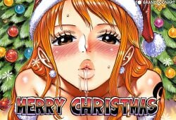 nami (one piece) from christmas by grandgoonart