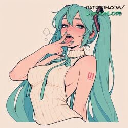 hatsune miku from patreon by lagoonlore