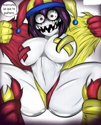 evil pomni (the amazing digital circus) from glitch productions