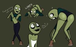 salad fingers from newgrounds by impstripe