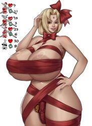 tsunade from christmas by aga art