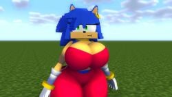 1girls animated anthro areolae ass ass_expansion blue_fur blue_hair bracelet breast_expansion breasts cleavage eulipotyphlan eyelashes female female_focus female_only furry genderswap_(mtf) gloves green_eyes hedgehog hedgehog_humanoid hips hyper hyper_ass hyper_breasts large_ass large_breasts mine-imator mobian_(species) nipples rule_63 sega sonic_(series) sonic_the_hedgehog sonic_the_hedgehog_(series) sospoo tagme thick_thighs thighs video wardrobe_malfunction wide_hips