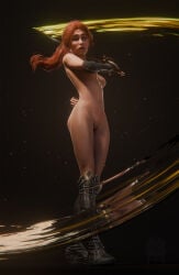 1girls 3d 3d_(artwork) breasts clair_obscur:_expedition_33 female female_focus female_only french french_female long_hair maelle_(clair_obscur:_expedition_33) naked naked_female nude nude_female petite petite_body petite_female ponytail pussy red_hair sandfall_interactive scorchedcanvas shaved_pussy small_breasts standing teenage_girl teenager