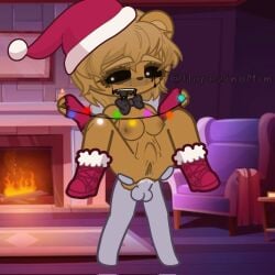1boy 1boy1girl 1girl 1girls 1male anal anal_penetration anal_sex animatronic anonymous_male artist_name balls belly_bulge black_sclera boobs breasts christmas_clothing christmas_lights cum female female_penetrated festive five_nights_at_freddy's gacha gacha_club gacha_heat gacha_life golden_freddy_(fnaf) legs_apart male male/female male_penetrating male_penetrating_female mostly_nude navel nipples penetration penis pussy sex stomach_bulge straight woman