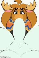 2boys 2d_animation animal_crossing animated anthro anthro_on_human antlers ass big_ass big_butt big_penis blowjob bottomless brown_body brown_fur brown_hair butt duo enormous_penis erik_(animal_crossing) eyebrows fellatio femboy first_person_view frame_by_frame gay gay_blowjob gay_male genitals gif hair_tuft horn horns huge_ass huge_butt huge_cock human human_on_anthro human_penetrating human_penetrating_anthro lipecachorrinho male male/male male_only mammal moose muscular muscular_male navel new_world_deer nintendo oral penis penis_in_mouth pov shirt shirt_only short_playtime short_tail shorter_than_10_seconds simple_background snout sweater sweater_only tail thick_thighs thunder_thighs tight_fit wagging_tail wide_hips