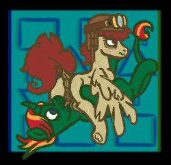 anus bodily_fluids cunnilingus duo equid equine female female/female feral genital_fluids genitals hasbro horn horse katkitt_e mammal my_little_pony mythological_creature mythological_equine mythology oral pegasus pony sex unicorn vaginal vaginal_fluids vulva wings