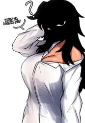1girls 2026 black_hair breasts female female_only oc original_character raseru tagme white_background