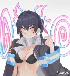 1:1 1:1_aspect_ratio 1girls 2d 2d_(artwork) 2d_artwork alternate_body_type alternate_breast_size alternate_breast_size_(smaller) anime anime_character asian asian_female asian_girl asian_woman average_breasts background bare_belly bare_chest bare_hands bare_midriff bare_skin belly bikini bikini_top black-haired_female black_bikini black_bikini_top black_coat black_hair black_jacket black_swimsuit black_swimwear blank_background breasts cleavage closed_mouth_smile coat collarbone cute cute_expression cute_eyes cute_face cute_female cute_girl david_productions digital digital_art digital_drawing digital_drawing_(artwork) digital_media digital_media_(artwork) drawing en'en_no_shouboutai enen_no_shouboutai exposed_belly exposed_chest exposed_midriff exposed_skin fanart female female_focus female_only fingers fire fire_ears fire_force fire_tail firefighter firefighter_coat firefighter_jacket firefighter_uniform flames hair_between_eyes halterneck jacket japanese japanese_female japanese_girl japanese_woman kotatsu_tamaki lean_figure long_hair looking_at_viewer medium_breasts midriff monotone_background narrow_waist neck_guard one_color_background open_coat open_jacket orange-eyed_female orange_eyes plain_background posing posing_for_the_viewer pyrokinesis shoulders slender_body slender_waist slim_female slim_waist smile smiley_face smiling smiling_at_viewer solid_color_background solo standing string_bikini swimsuit swimwear twintails twintails_(hairstyle) upper_body weekly_shonen_magazine white_background white_pupils