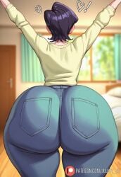 ai_generated ass big_ass big_butt butt female juuicyai komi-san_wa_komyushou_desu komi_shuuko milf tagme