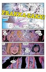 4girls alex_wilde angel_murphy ass blonde_female blonde_hair blue_eyes breasts butt castle caught comic comic_page dialogue female female_focus female_only hairy_pussy human_female image_comics jennifer_murphy light-skinned_female light_skin lightning long_hair monster monster_penis monsters mother_and_daughter nipples nude nude_female official_art offscreen_character prison prisoners pubic_hair pussy rapture_(image_comics) savage_dragon sharona_jackson shocked short_hair temple