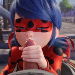 ai_generated blowjob ladybug_(character) marinette_cheng marinette_dupain-cheng miraculous:_tales_of_ladybug_and_cat_noir miraculous_ladybug tagme teenager video