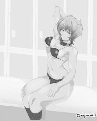 1girls 2d 2d_(artwork) 2d_artwork almost_naked almost_nude arm_behind_head armpit armpit_crease armpit_peek armpits average_breasts bare_armpits bare_arms bare_belly bare_chest bare_hands bare_hips bare_midriff bare_navel bare_shoulders bare_skin bare_thighs belly belly_button bikini bikini_bottom bikini_top black_and_white black_knee_socks black_kneehighs black_kneesocks breasts choker cleavage collarbone curvaceous curvaceous_body curvaceous_female curvaceous_figure curvaceous_hips curvy curvy_body curvy_female curvy_figure curvy_hips digital digital_art digital_drawing digital_drawing_(artwork) digital_media digital_media_(artwork) drawing elbows exposed exposed_armpits exposed_arms exposed_belly exposed_chest exposed_hips exposed_midriff exposed_navel exposed_shoulders exposed_skin exposed_thighs female female_focus female_only fingers fit_female greyscale groin hairless_armpits halterneck hand_behind_head hand_on_leg hand_on_own_leg hand_on_own_thigh hand_on_thigh head_tilt hourglass_figure inframammary_fold knee_socks kneehighs knees kneesocks lean_figure legs_closed legs_together linea_alba looking_at_viewer medium_breasts midriff monochrome monochrome_background mostly_nude naked naked_female naked_woman narrow_waist navel nearly_nude neon_genesis_evangelion nipple_bulge nude nude_female nudity portrait posing posing_for_the_viewer posing_naked posing_nude practically_nude rei_ayanami shaved_armpits short_hair shoulders sitting skindentation slender_body slender_waist slim_female slim_waist solo stomach string_bikini swimsuit swimwear thick_thighs thighs thighs_together tilted_head touching_leg touching_thigh upper_body wide_hips