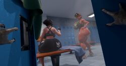 256:135 3_fingers 3d_(artwork) 4k absurd_res alien ambiguous_anthro ambiguous_gender ambiguous_pov anthro anthro_pov armor big_breasts big_butt breasts butt claws colored digital_media_(artwork) dorkle24 faceless_character faceless_female faceless_human female female_focus female_human finger_claws fingers first_person_view halo_(series) headgear helmet hi_res huge_breasts huge_butt human human_focus ibie'shan kig-yar light_body light_skin locker_room mammal microsoft scalie unsc voyeur_pov xbox_game_studios xenophilia